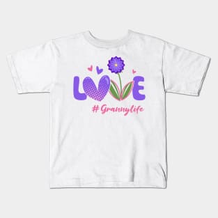 Love Granny Life Kids T-Shirt